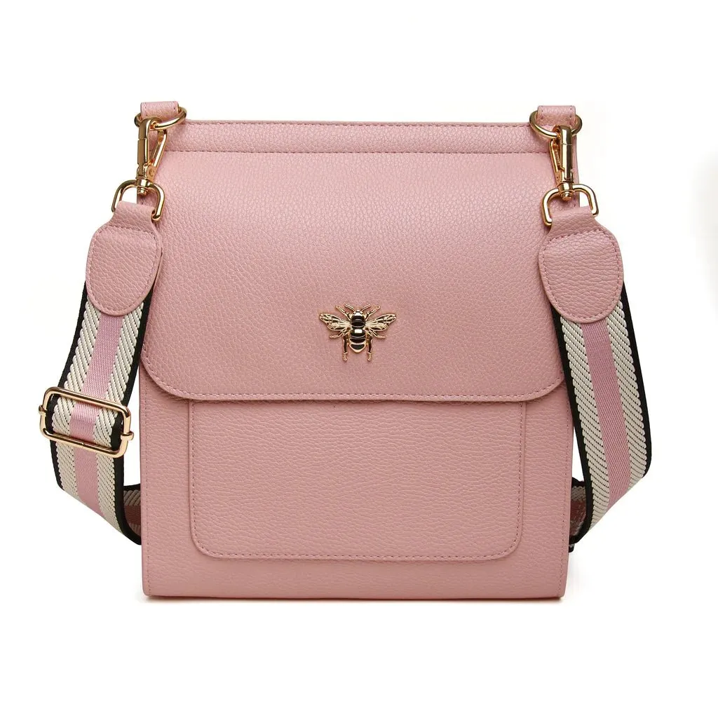 Alice Wheeler Pink Large Bloomsbury Cross Body Bag