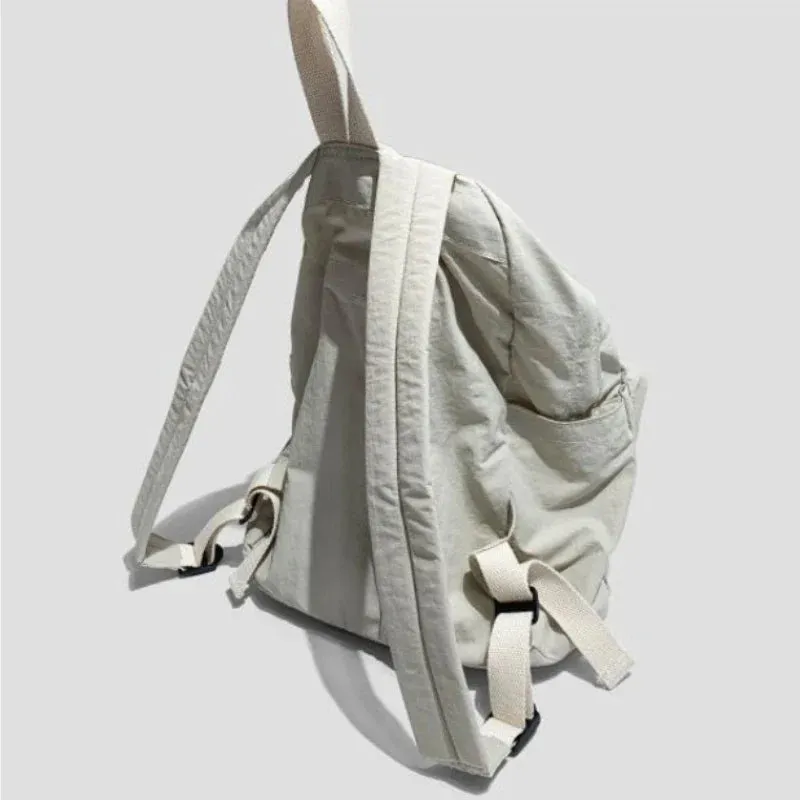binfenxie Japanese Preppy Grunge Solid Y2k Backpack Fashion Women Casual Schoolbags Streetwear Trendy Ins Backpacks for College Students