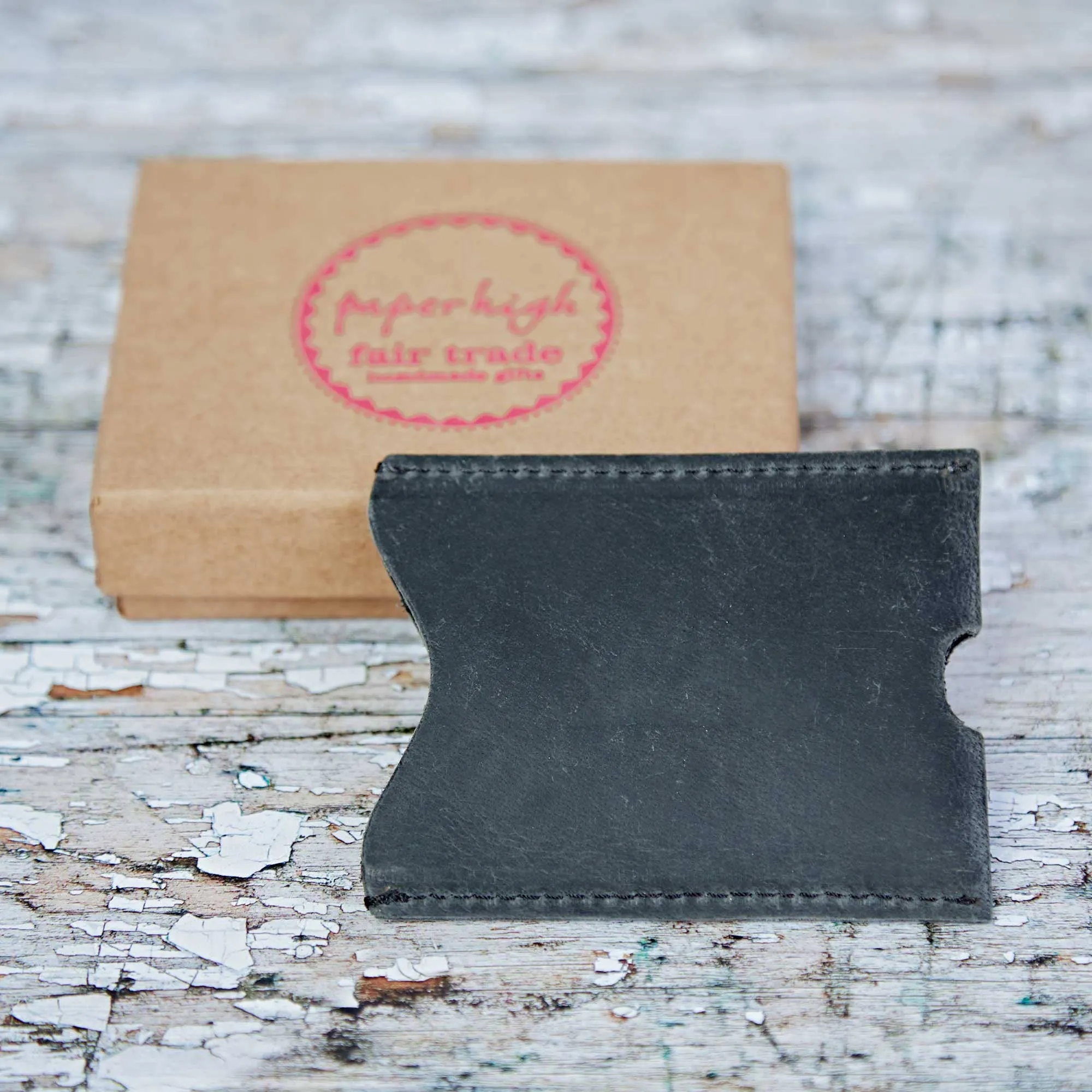 Buffalo Leather Travel Card Holder
