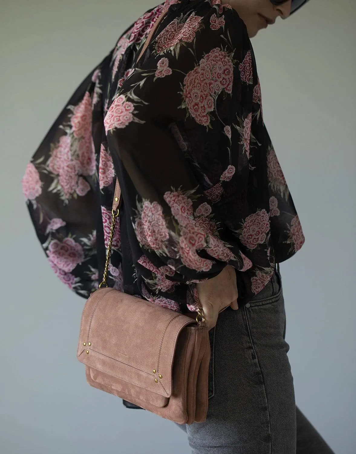 Charly M Taurillion Leather Shoulder Bag