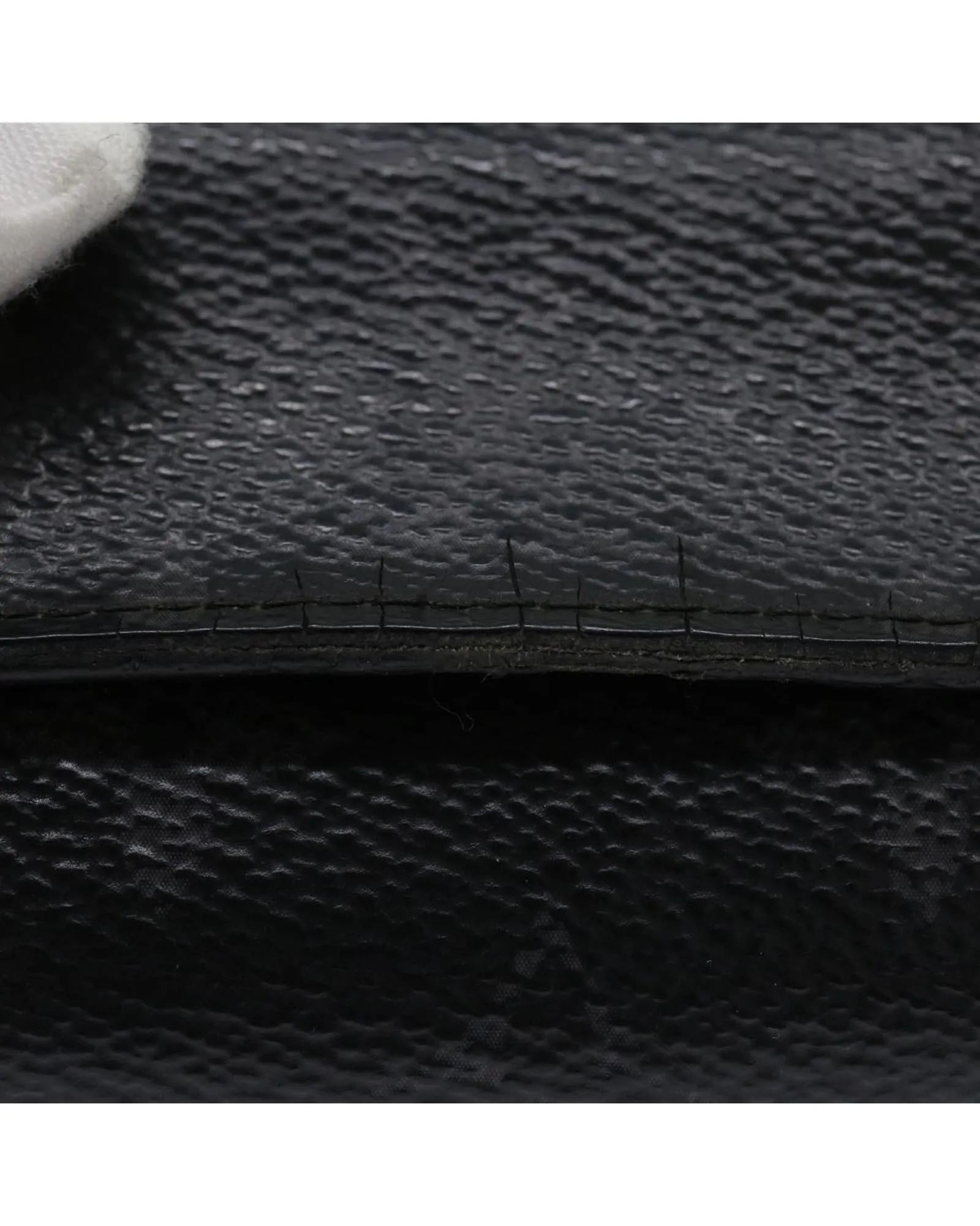 Compact Monogram Eclipse Wallet with Clasp Button and Missing Hook