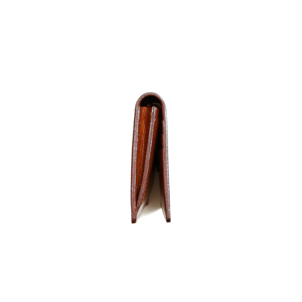 Cordovan Coin Pocket Long Wallet