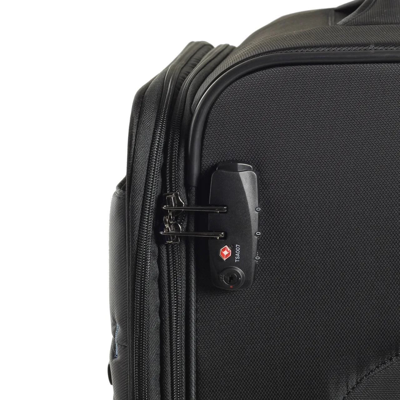 DELUXE-Lite 4 Wheel Expandable Medium Suitcase 72cm - Black