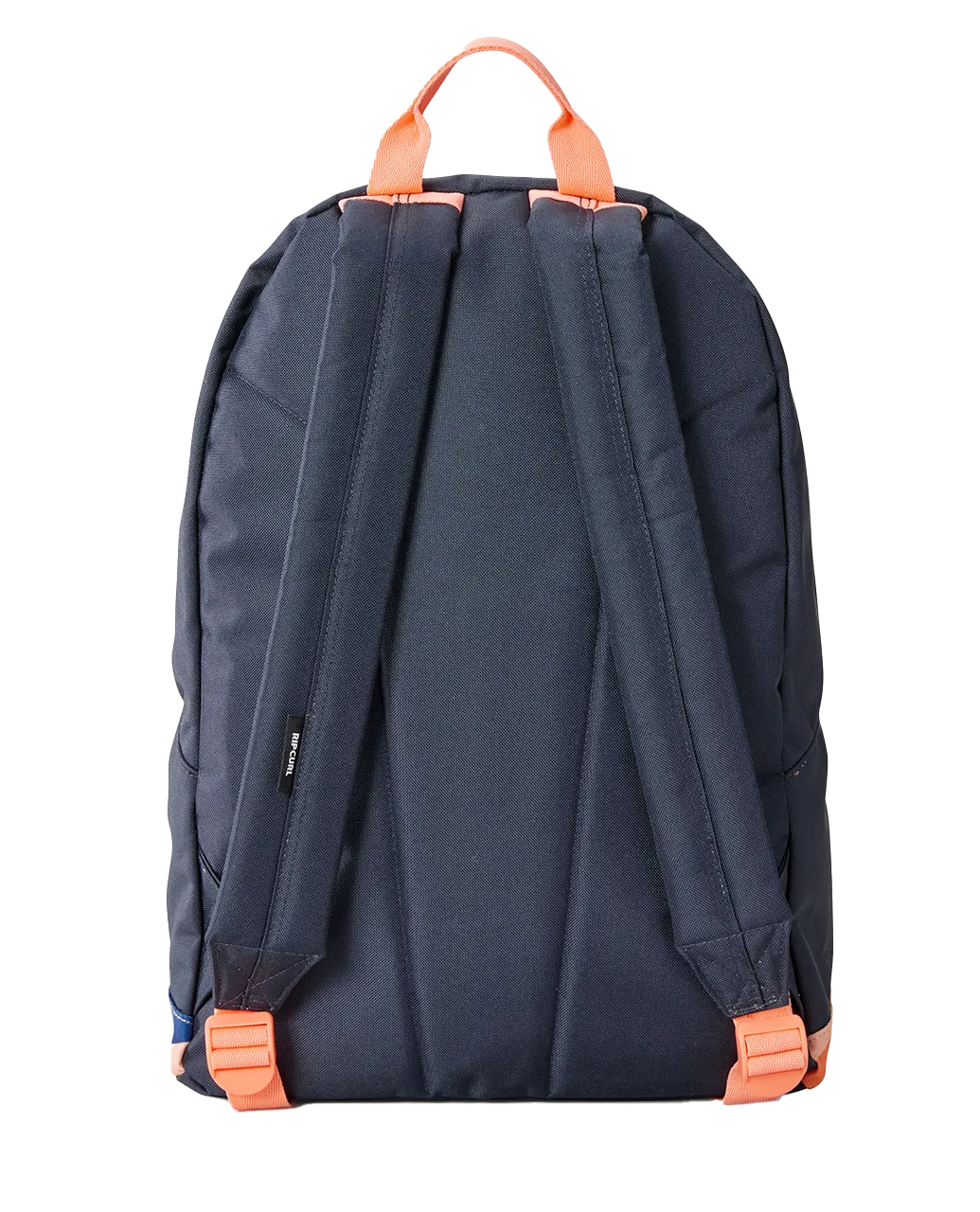 Double Dome Backpack in Navy & Peach