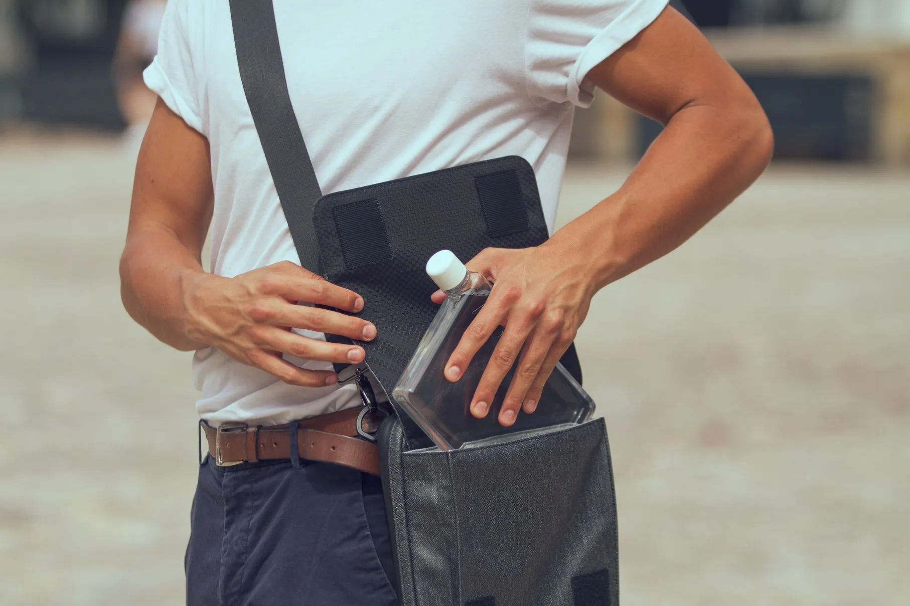 Etchr Lab Slate Satchel