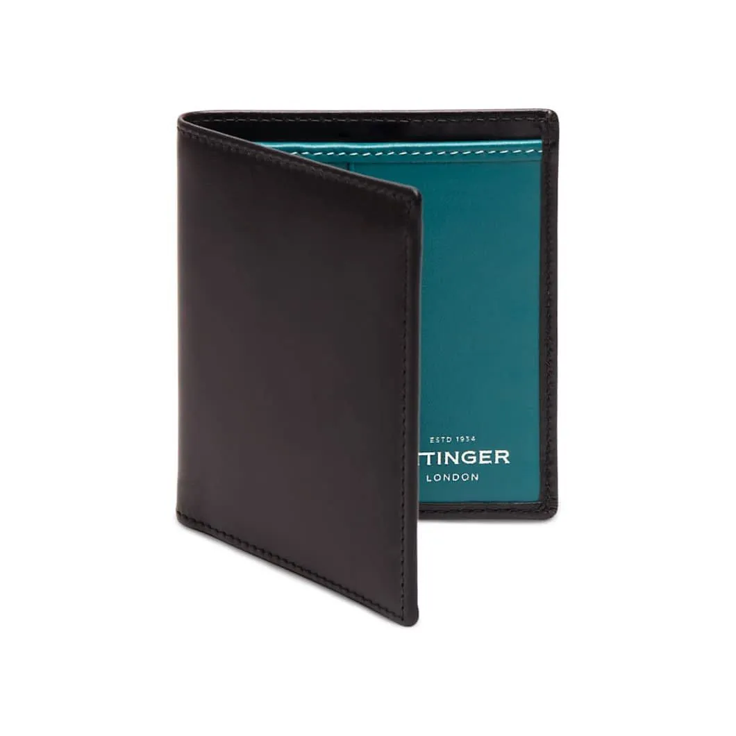Ettinger Sterling Mini Leather Wallet with 6 Credit Card Slots