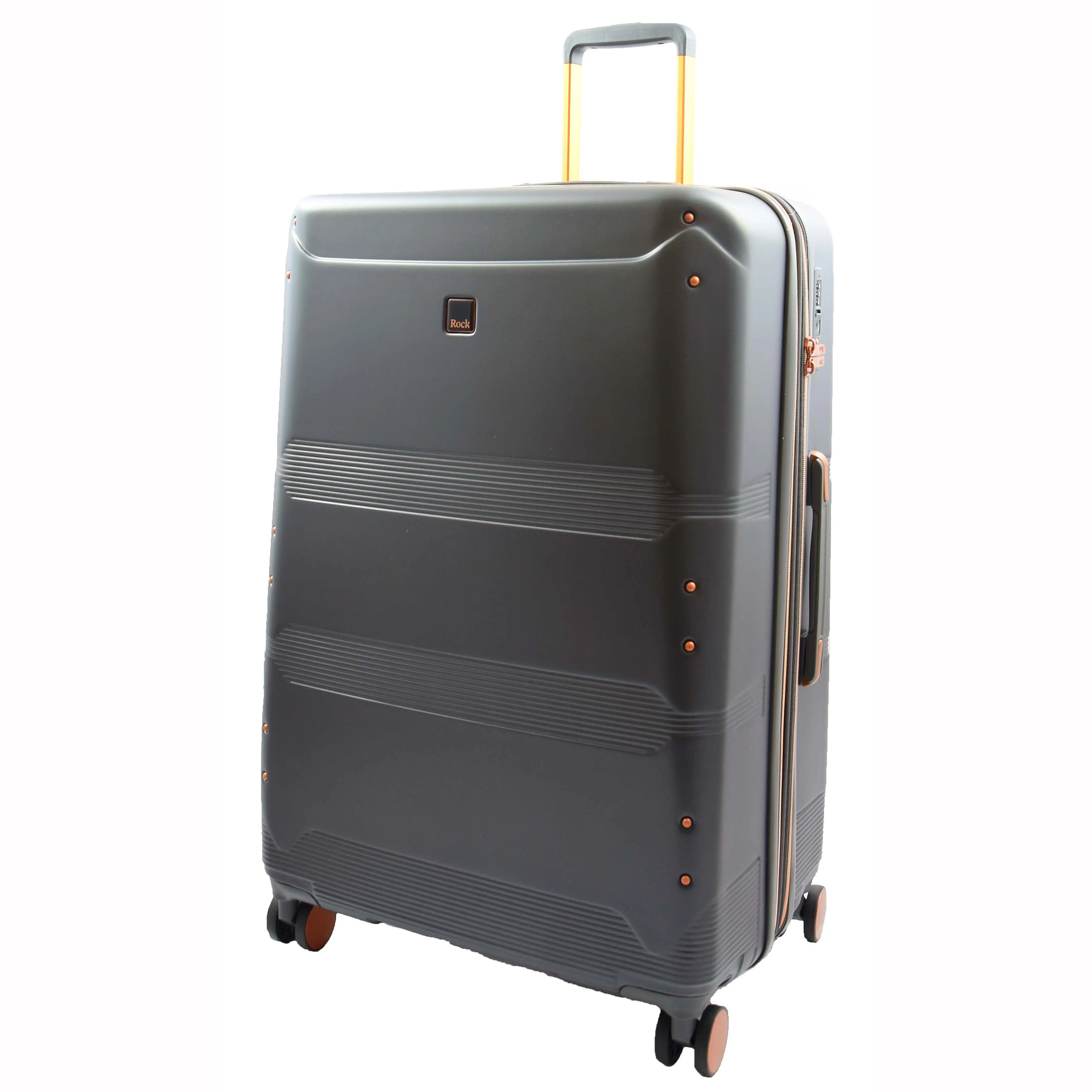 Expandable 8 Wheeled Travel Luggage Florence Charcoal