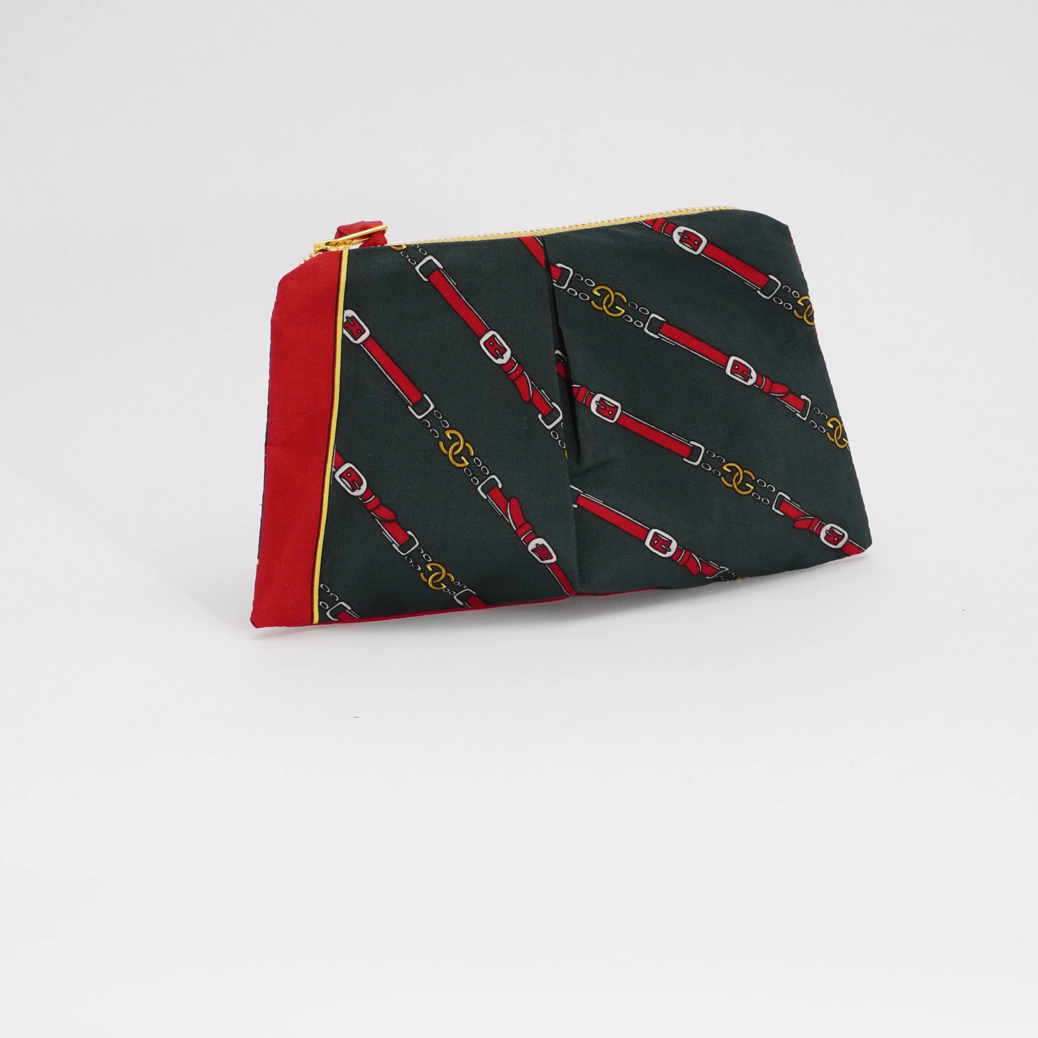 Hampton Road Designs Belts & Bridles Scarf Clutch (Upcycled From Gucci Scarf)
