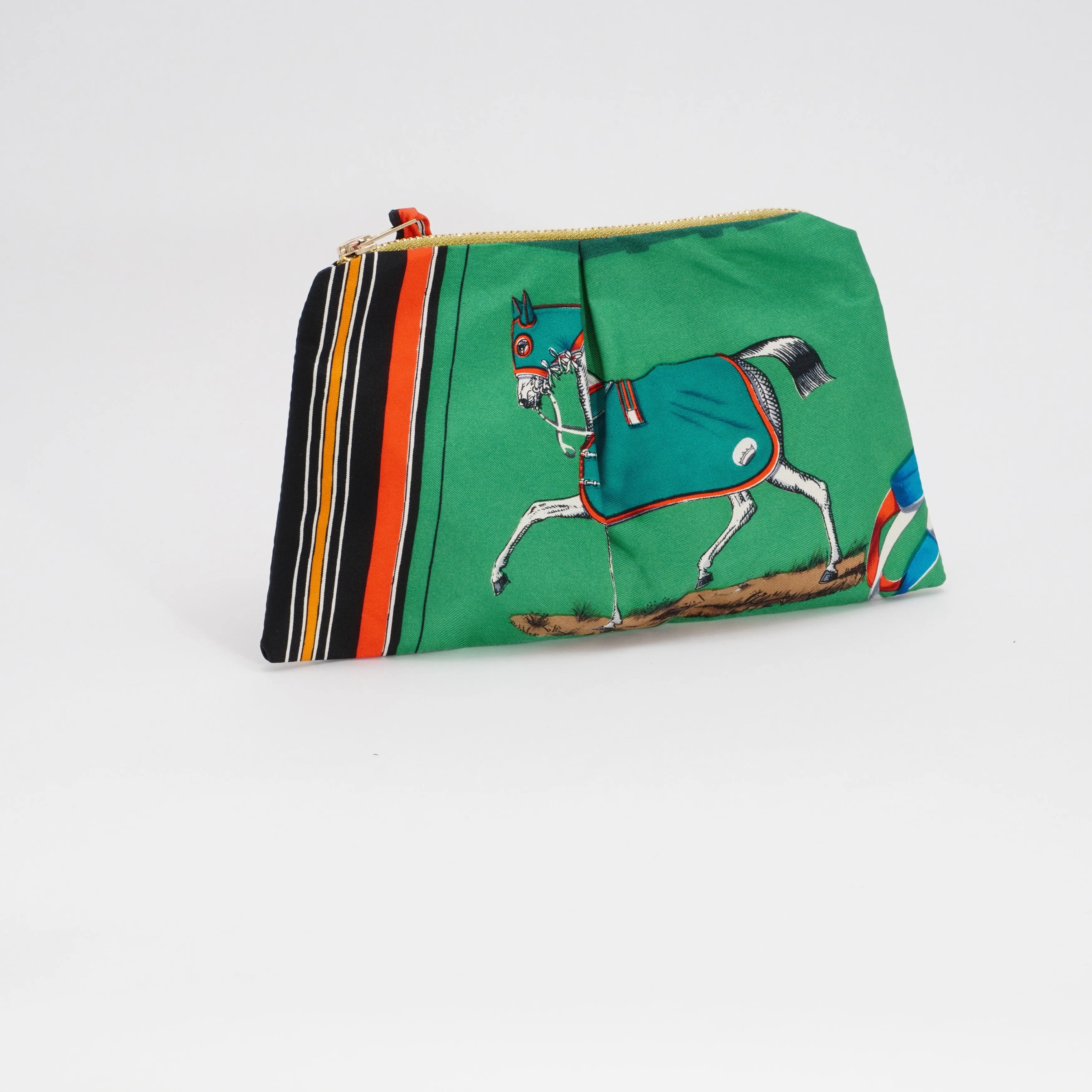 Hampton Road Designs Couvetures et Tenues Scarf Scarf Clutch (Upcycled From Hermes Scarf)