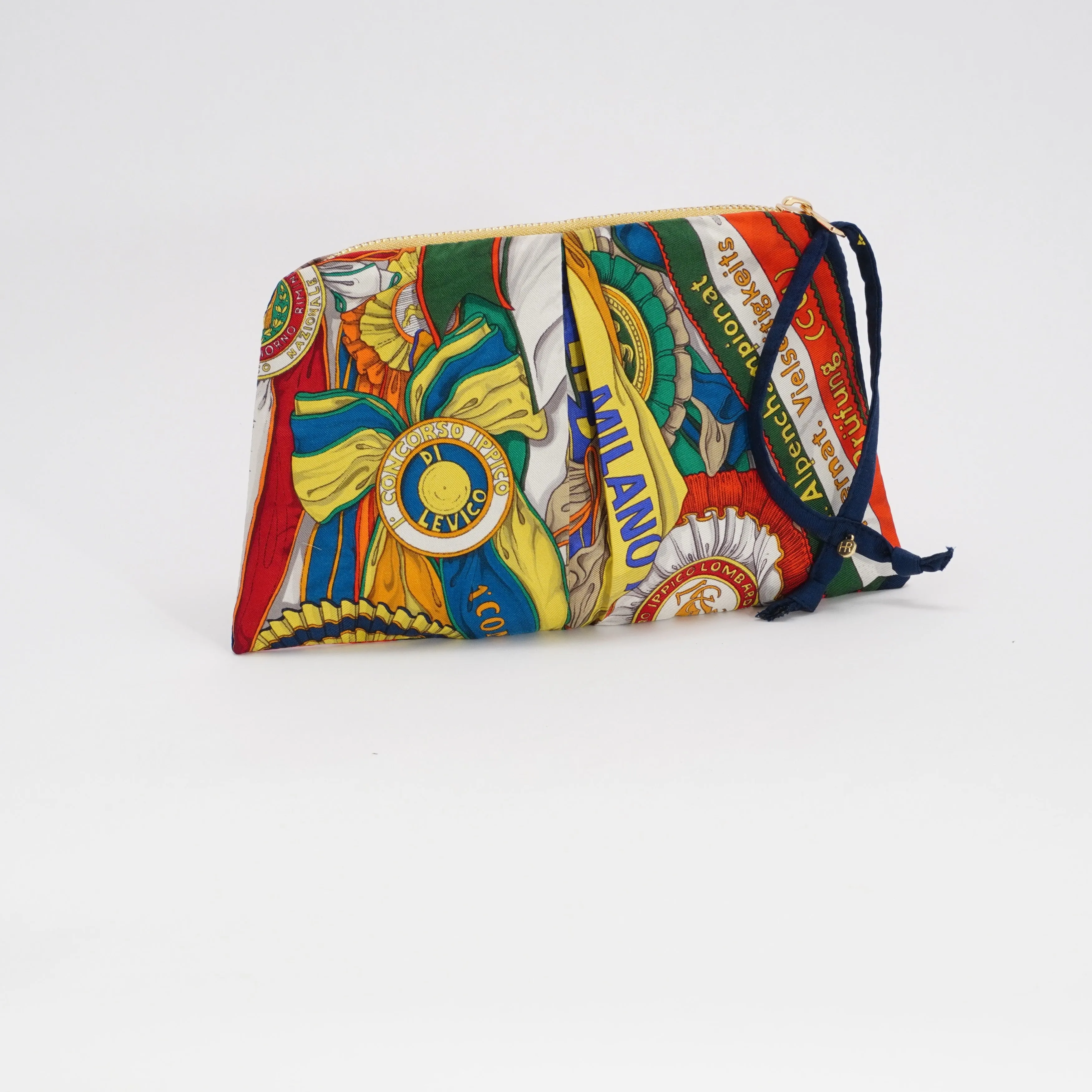 Hampton Road Designs Equestrian Ribbons Scarf Clutch (Upcycled From Gucci Scarf)
