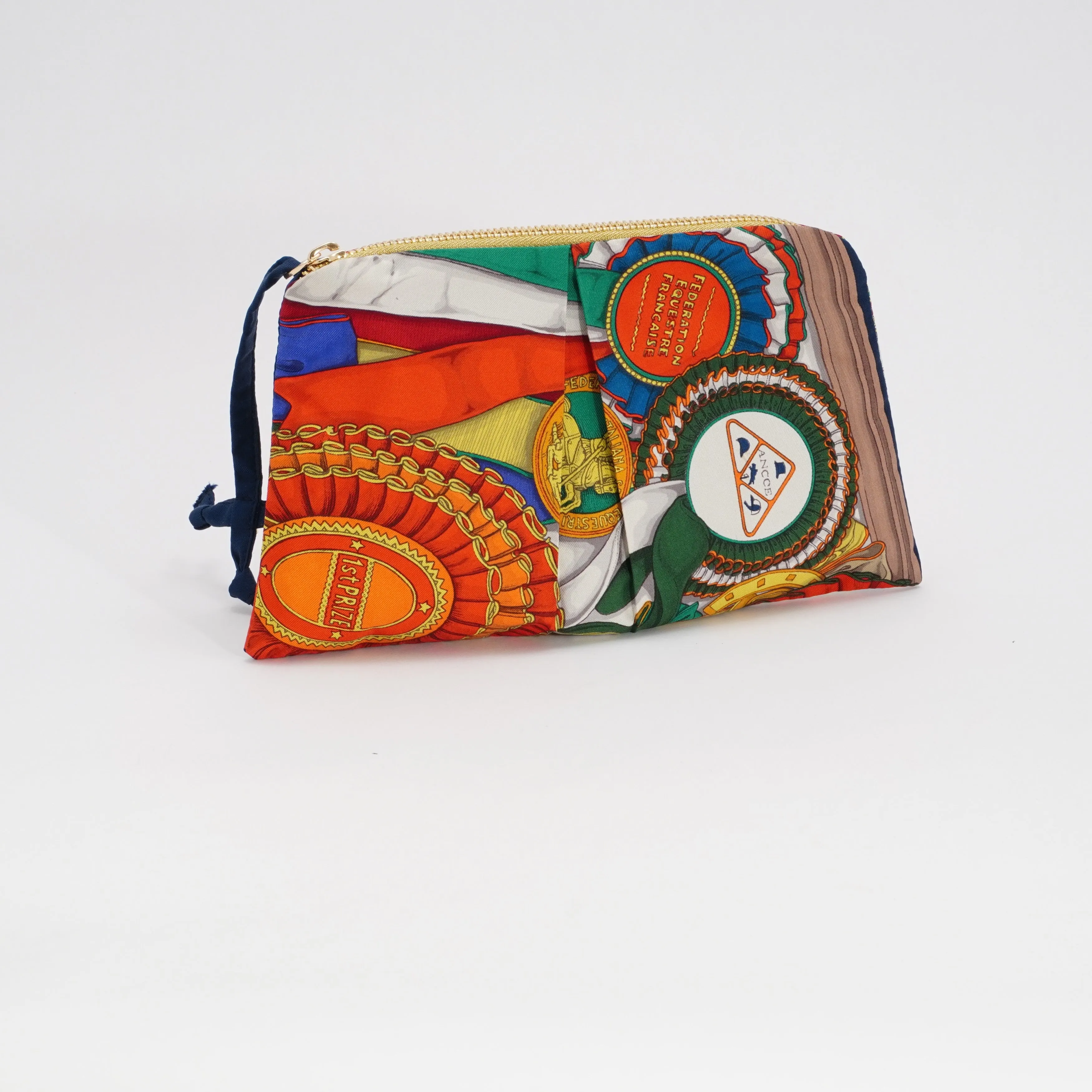 Hampton Road Designs Equestrian Ribbons Scarf Clutch (Upcycled From Gucci Scarf)