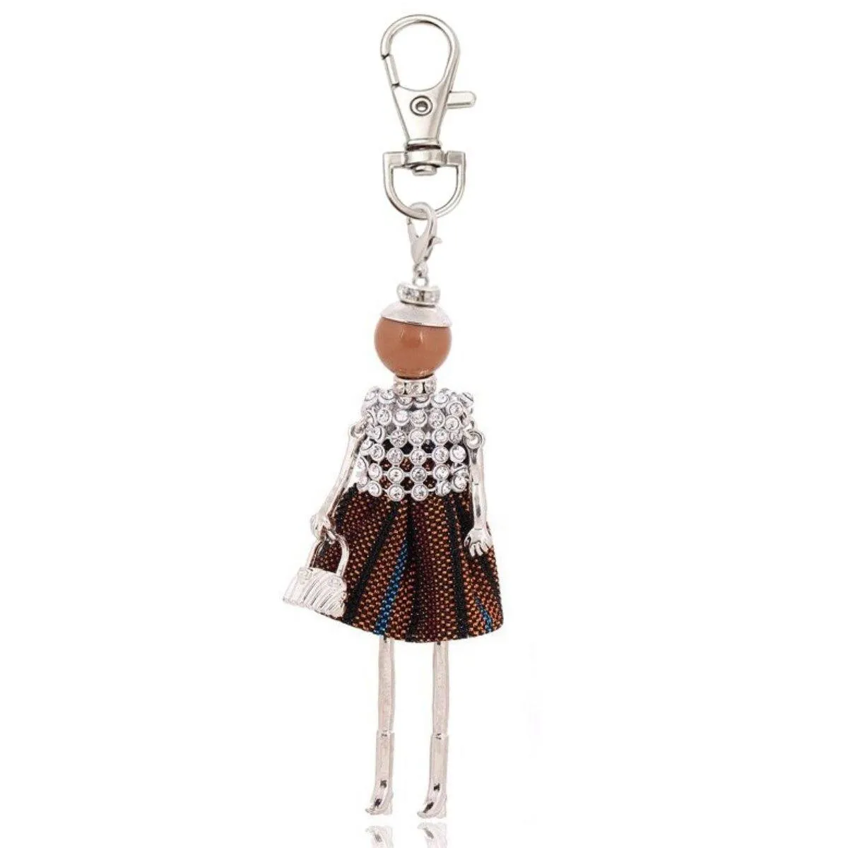 Handmade Fashionista Elegant Keychain Dolls