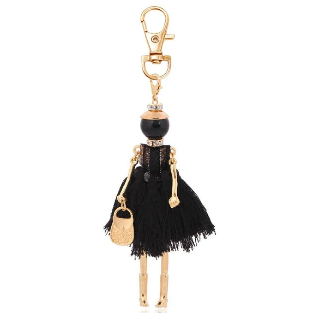 Handmade Fashionista Elegant Keychain Dolls