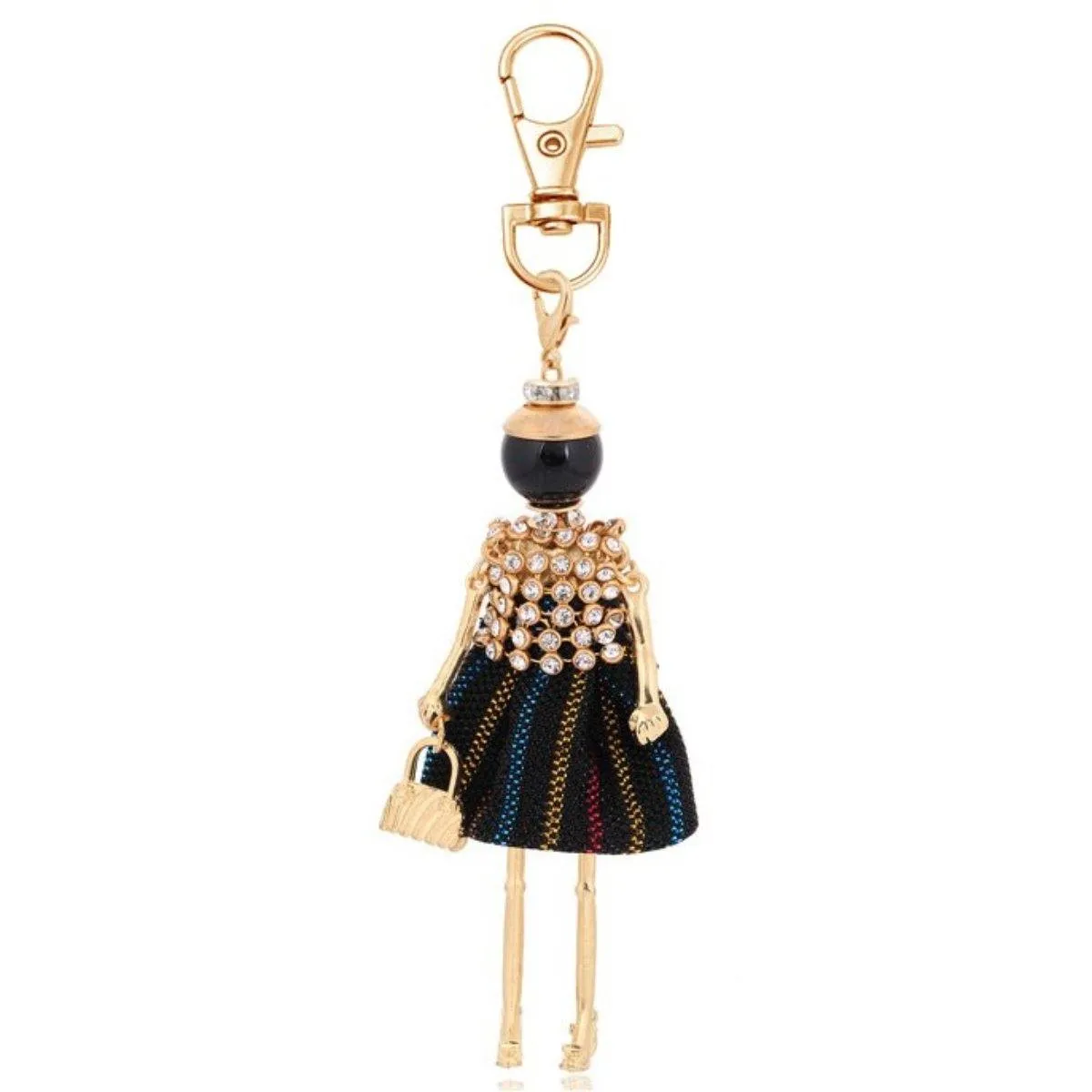 Handmade Fashionista Elegant Keychain Dolls