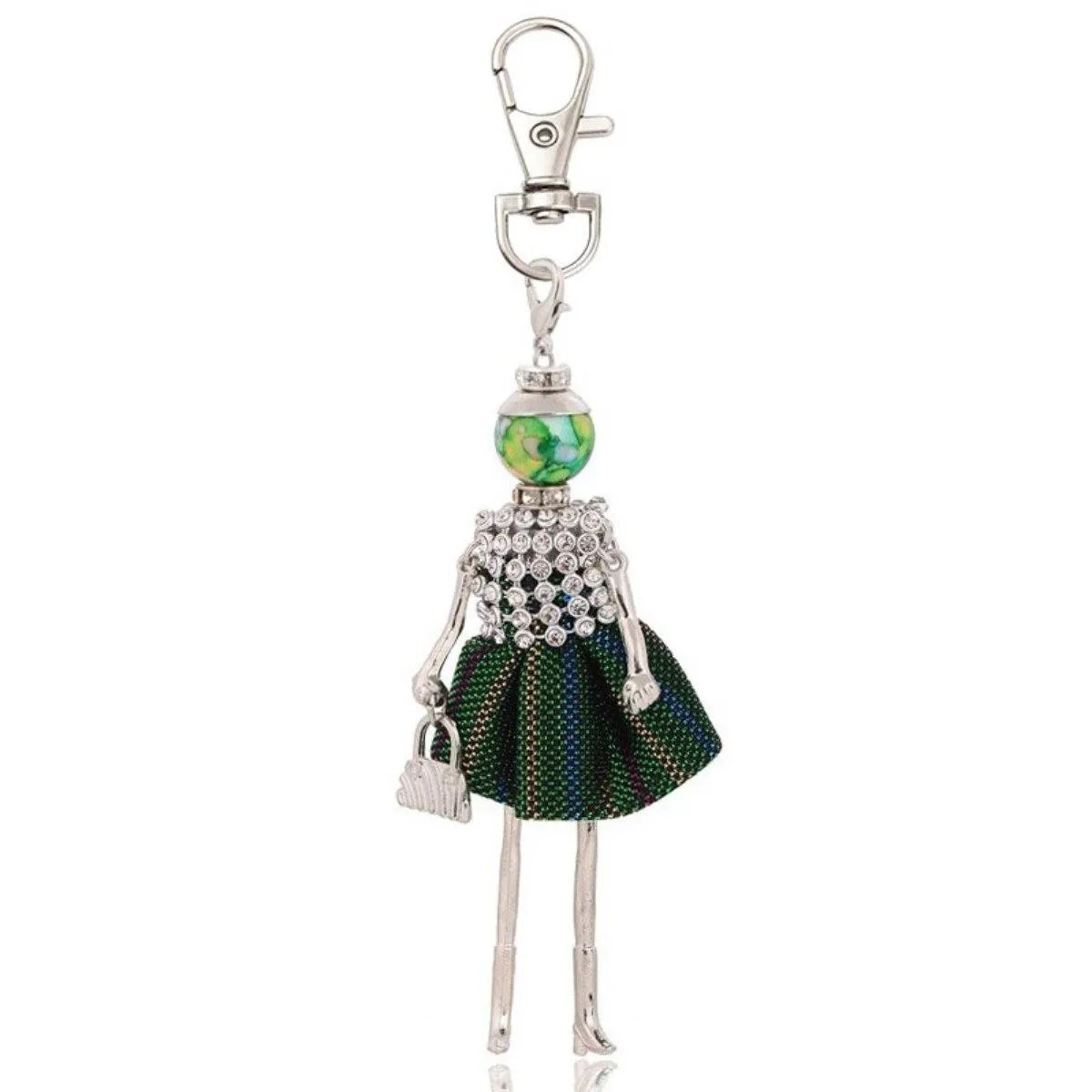 Handmade Fashionista Elegant Keychain Dolls