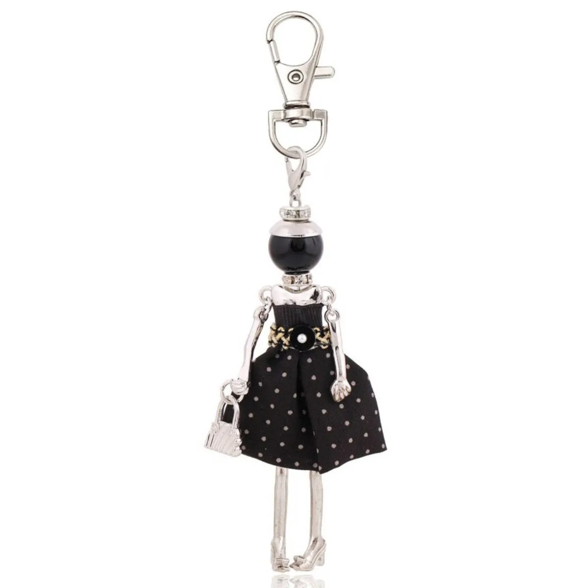 Handmade Fashionista Elegant Keychain Dolls