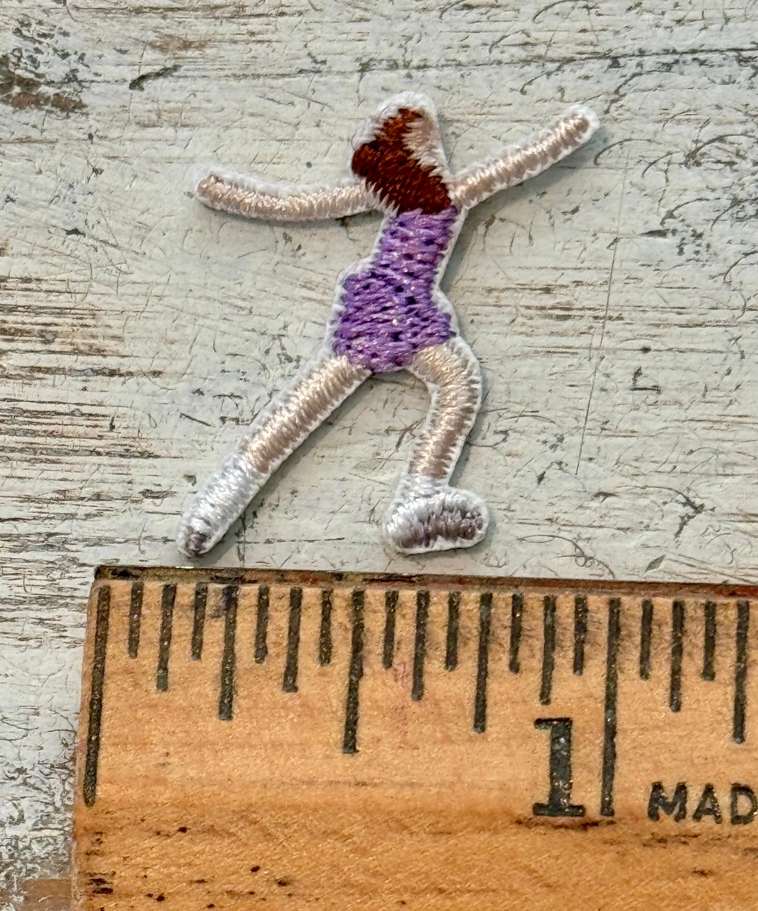Ice Skating Iron On Patch