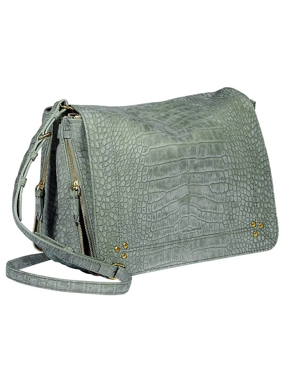 Igor Croco Lichen Nubuck Shoulder Bag