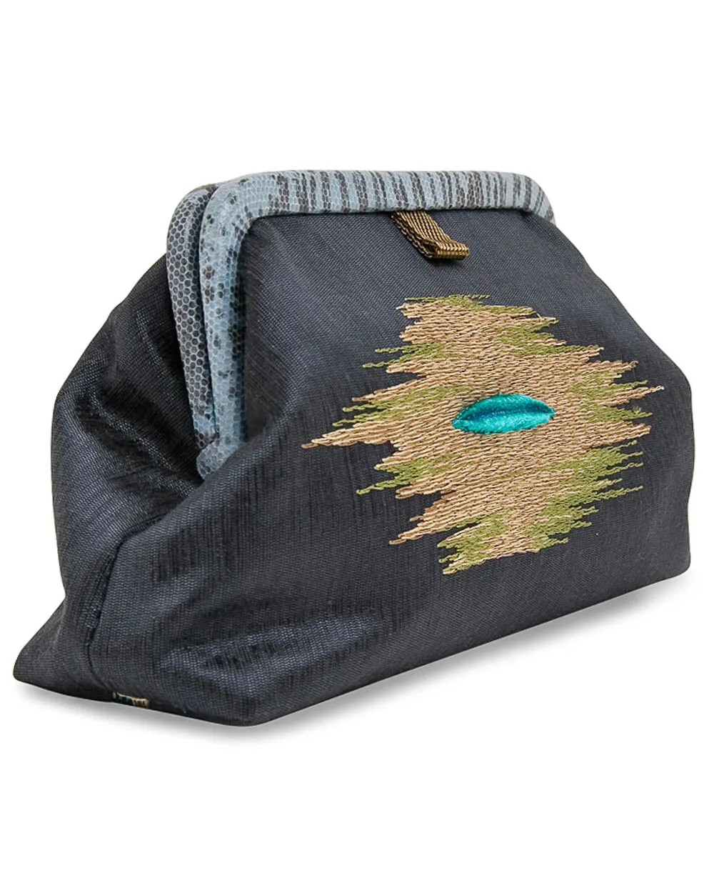 Liette Clutch in Navy