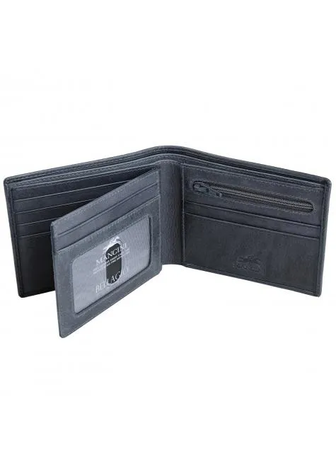 Mancini BELLAGIO Center Wing RFID Wallet With Coin Pocket