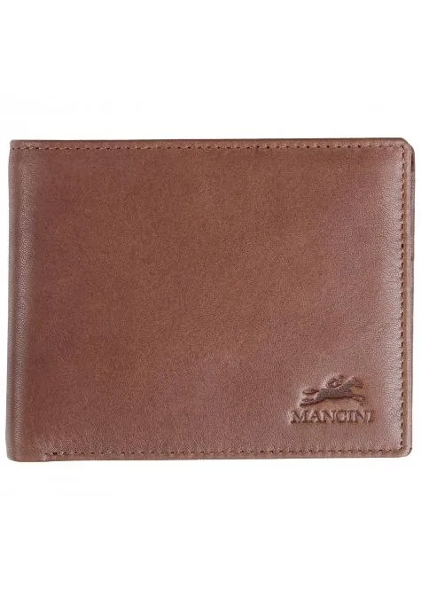 Mancini BELLAGIO Center Wing RFID Wallet With Coin Pocket