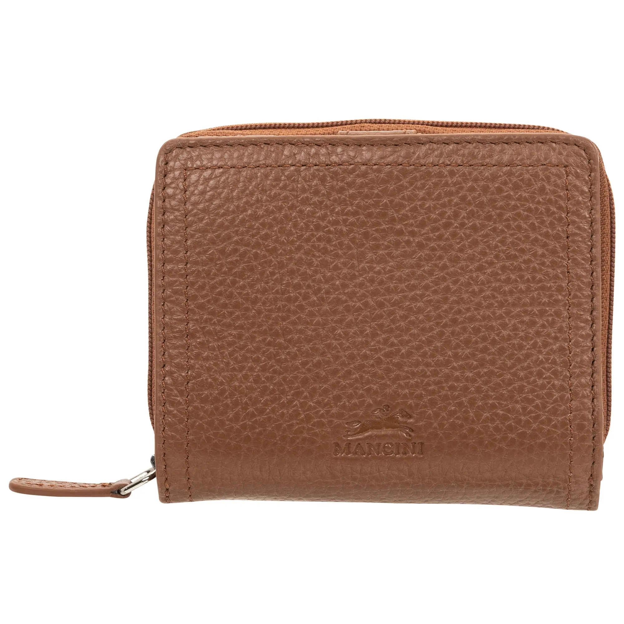 Mancini Pebbled Ladies’ RFID Small Clutch Wallet