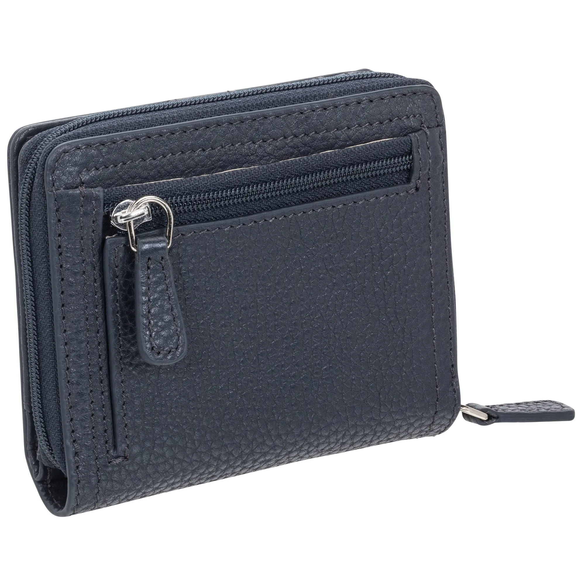 Mancini Pebbled Ladies’ RFID Small Clutch Wallet