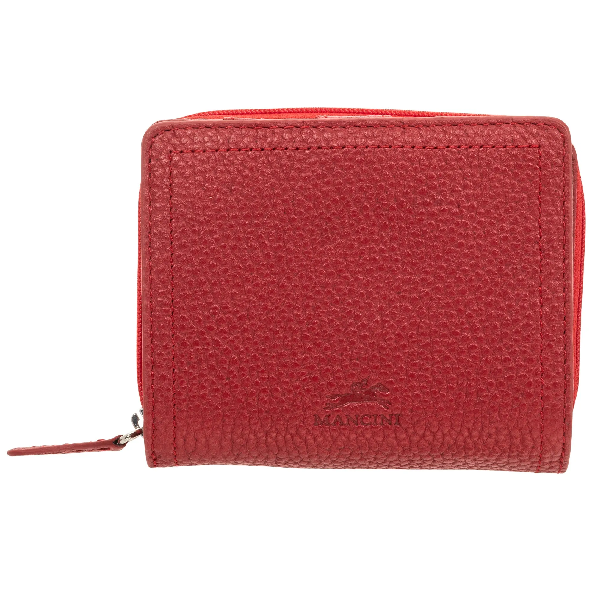 Mancini Pebbled Ladies’ RFID Small Clutch Wallet