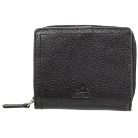 Mancini Pebbled Ladies’ RFID Small Clutch Wallet
