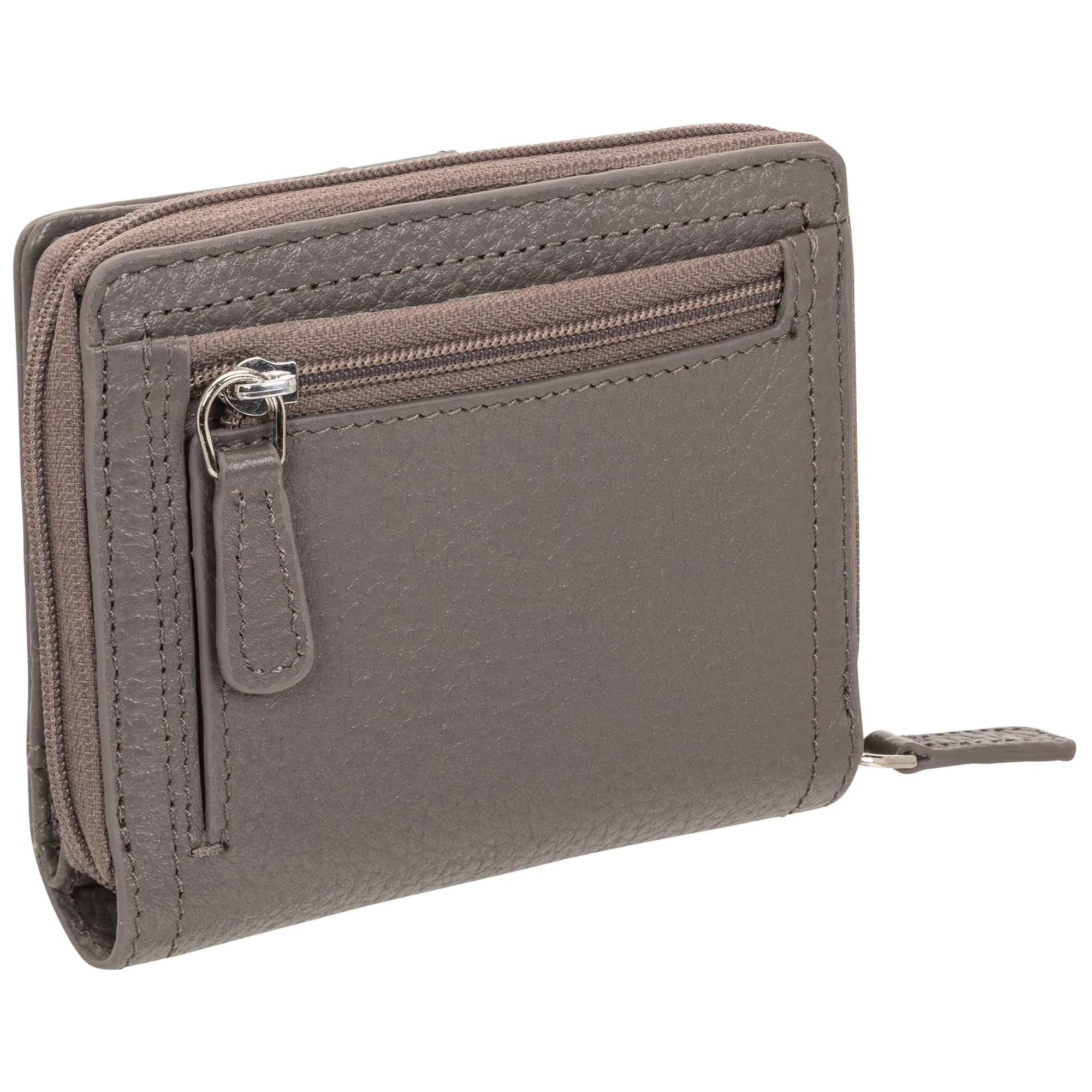 Mancini Pebbled Ladies’ RFID Small Clutch Wallet