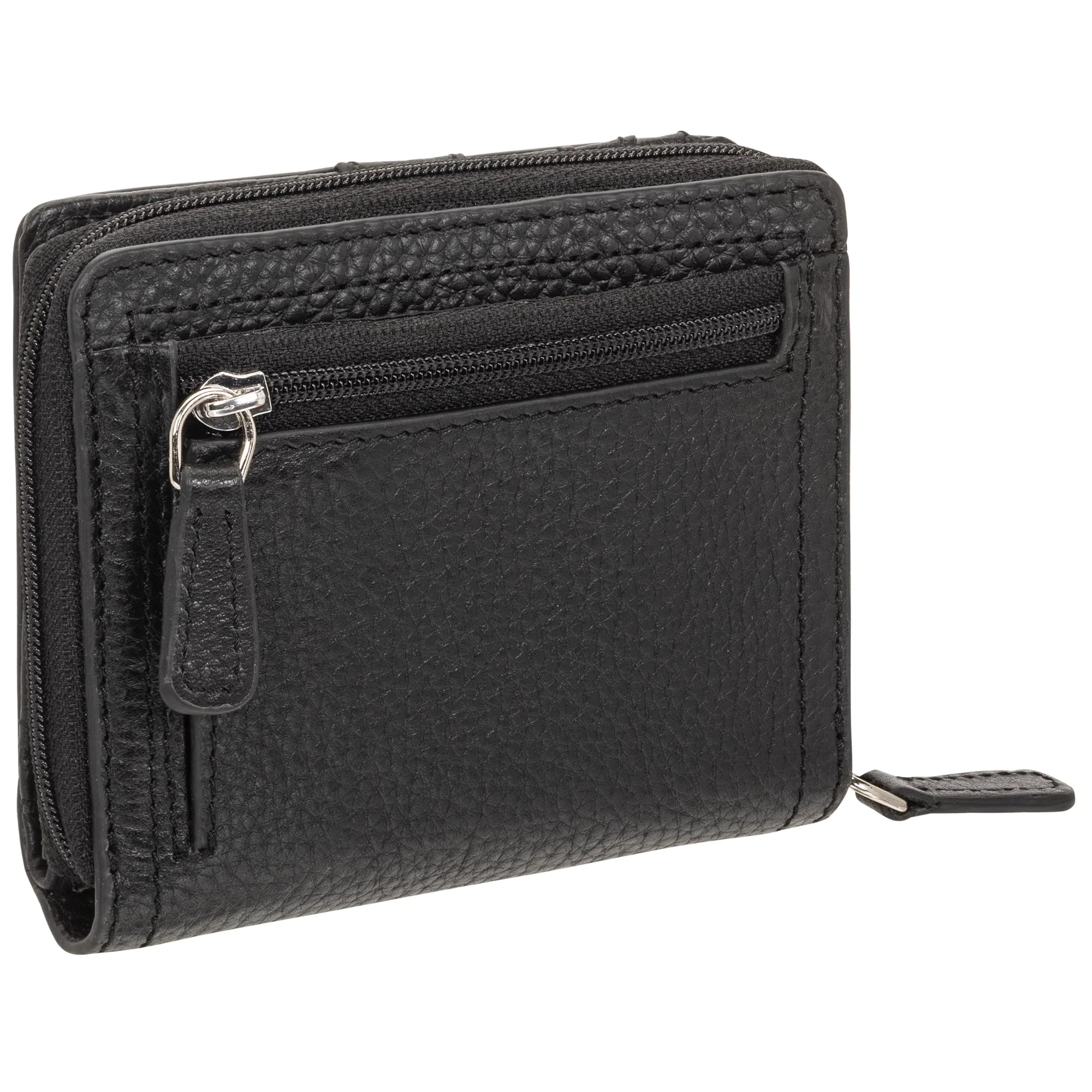 Mancini Pebbled Ladies’ RFID Small Clutch Wallet