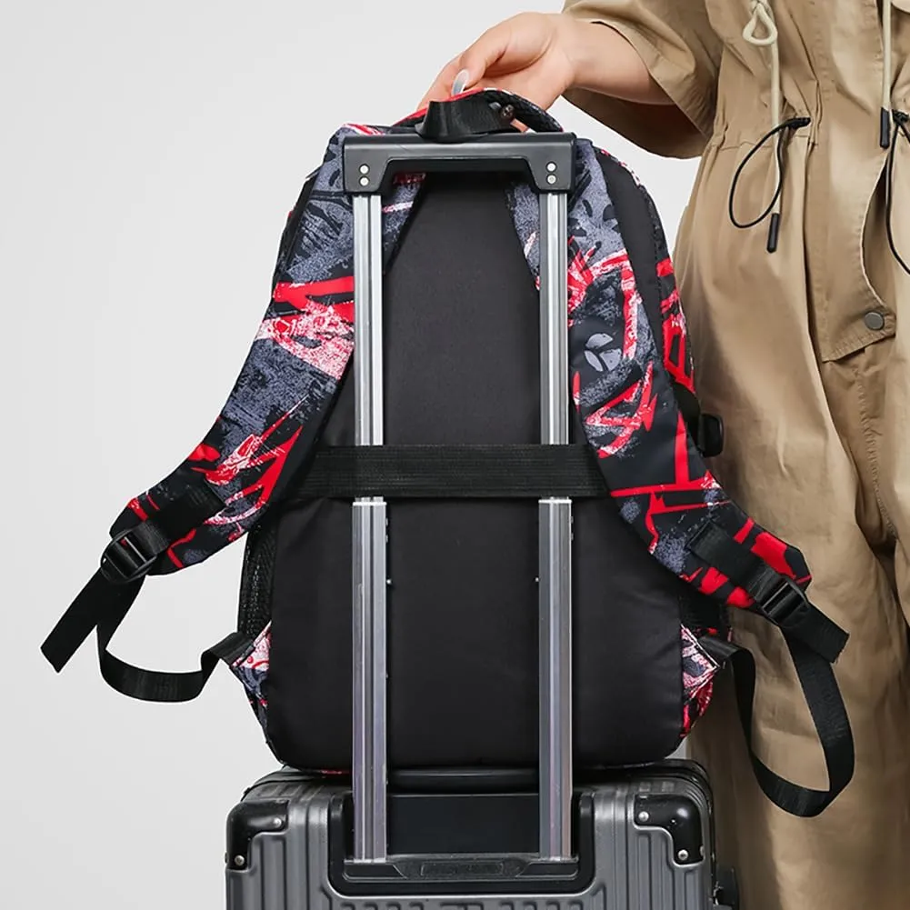 MATMO Kids Camo Backpacks Graffiti Camouflage Backpack Boys and Girls School Backpack