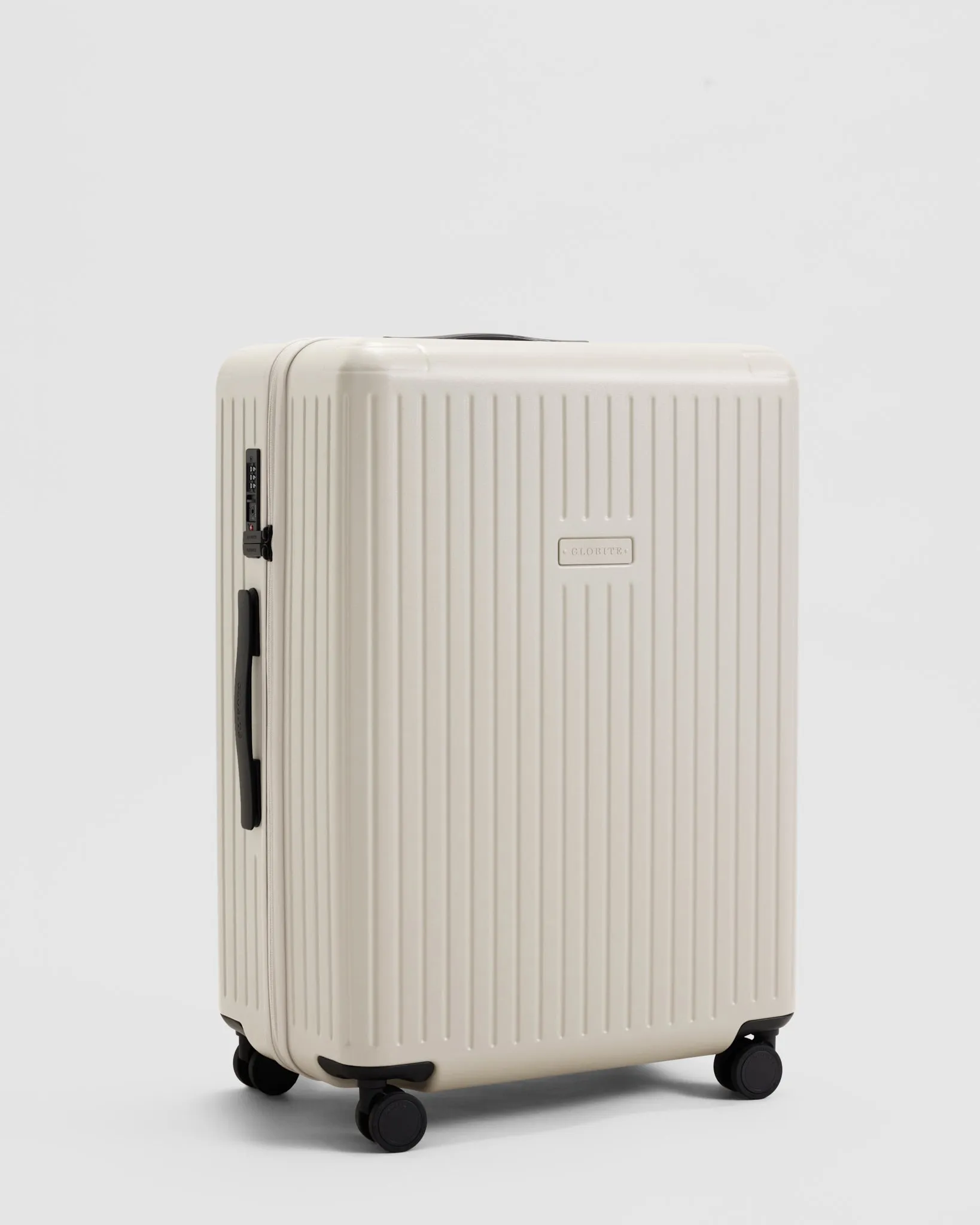 Medium Check In Suitcase - Moonbeam Beige