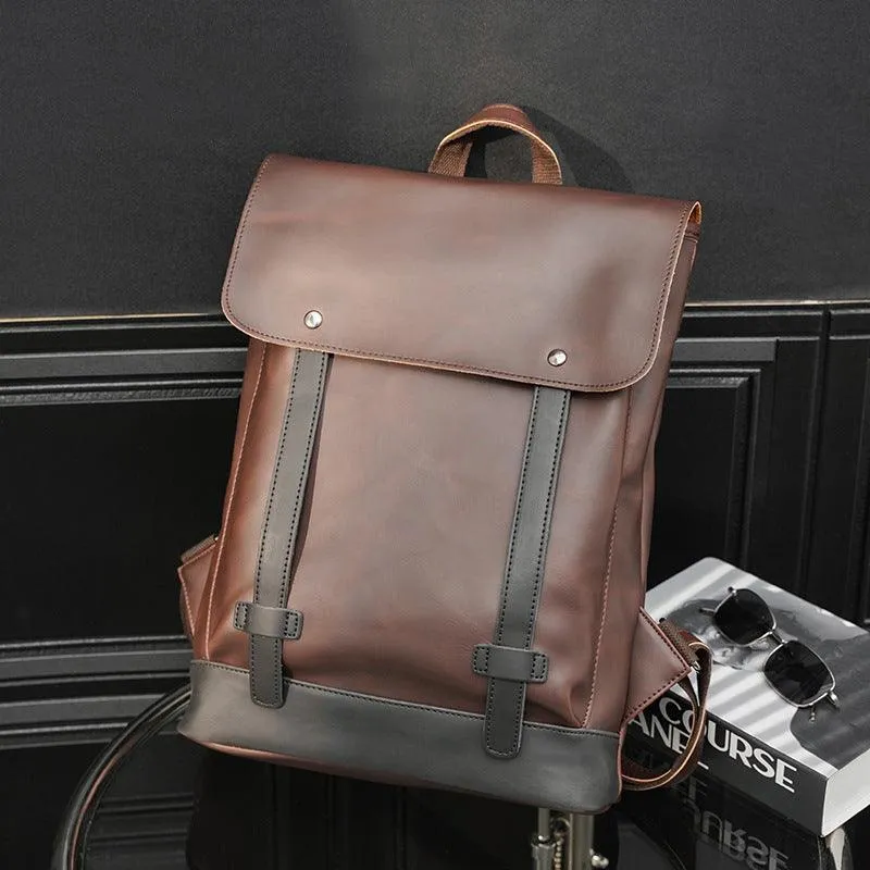 Men's Trendy Retro Preppy Backpack