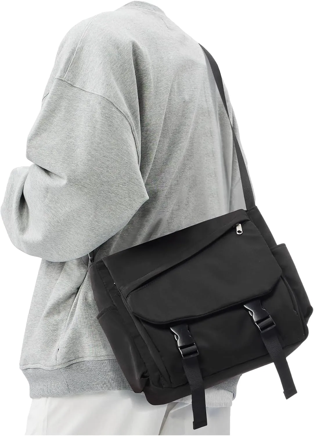 Messenge Bag for Men Women Aesthetic Shoulder Bag for School Cute Cross body Bag Classic Grunge Bag