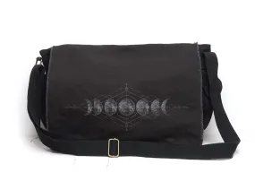 Messenger Bags by Black Lantern - Aesthetic Crossbody Bags for Women & Men - Cute Vintage Cross Body Purse, Large Shoulder Bag - Backpacks for Work (Sacred Geometry)