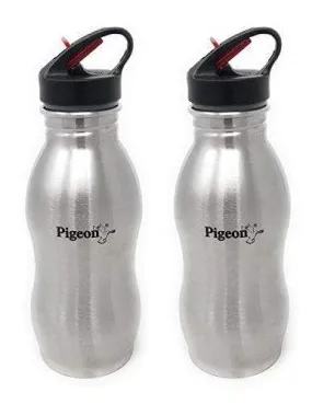 Pigeon Stainless Steel Swig Water Bottle 500ml (Set of 2)