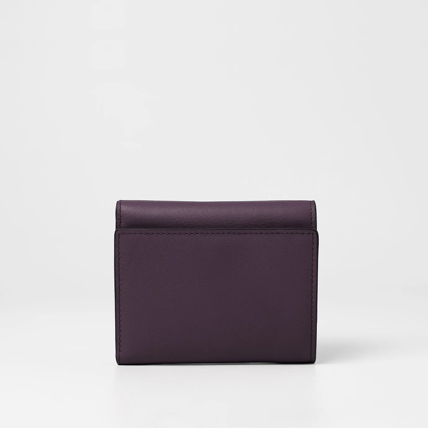 Portefeuille Compact à Trois Volets - Cacao