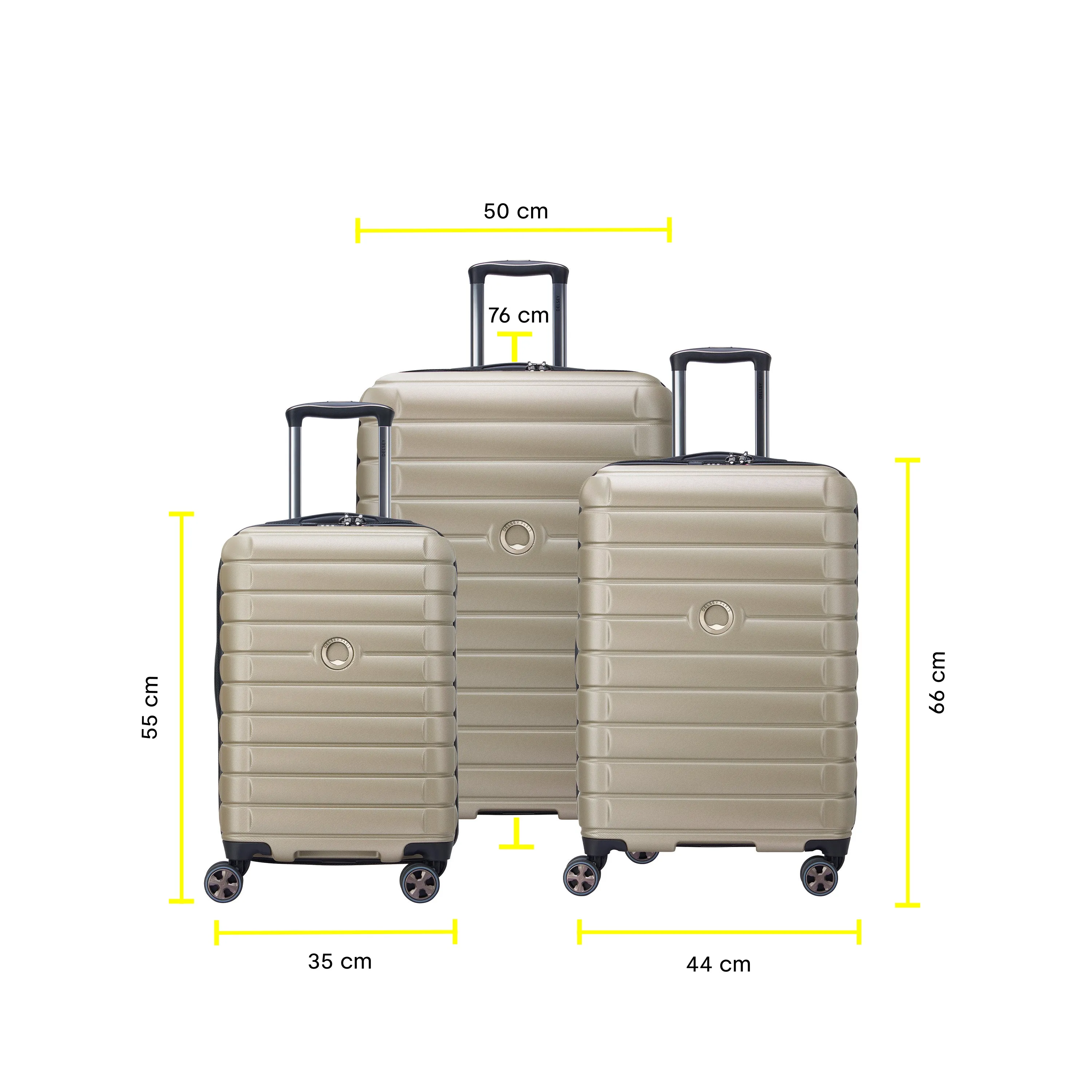 SHADOW 5.0 - Set 3 Expandable Suitcases (L-75cm) (M-66cm) (S-55cm)