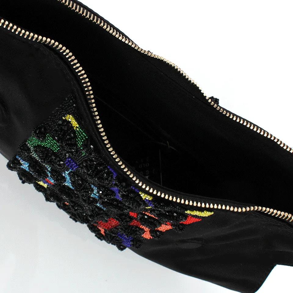 Small Multi-Bead Embroidered Clutch