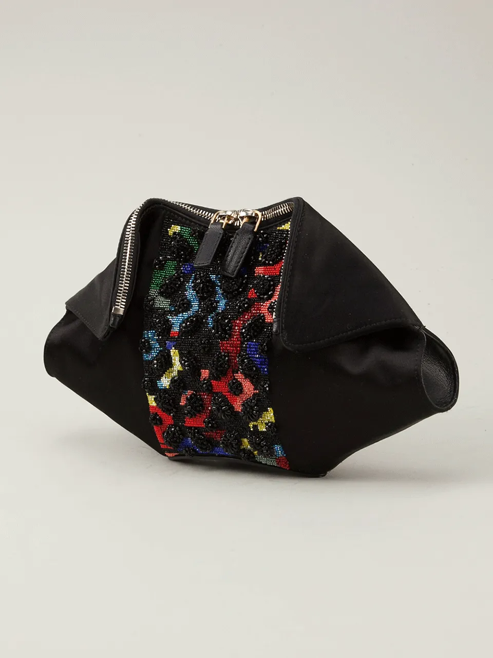Small Multi-Bead Embroidered Clutch
