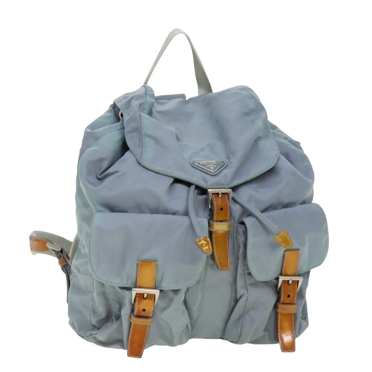 Trendy Inspired Prada Backpack Nylon Blue Auth 77354