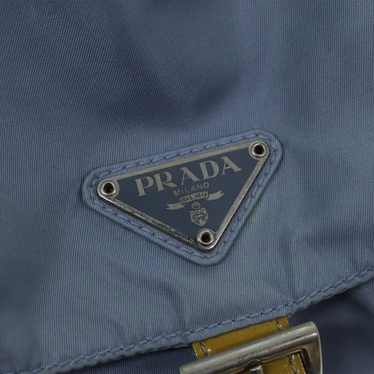 Trendy Inspired Prada Backpack Nylon Light Blue Auth 75233