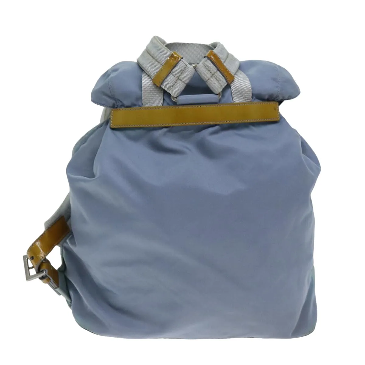 Trendy Inspired Prada Backpack Nylon Light Blue Auth 75233