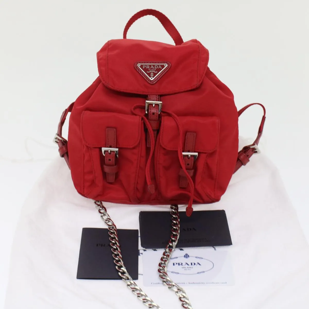 Trendy Inspired Prada Renylon Backpack