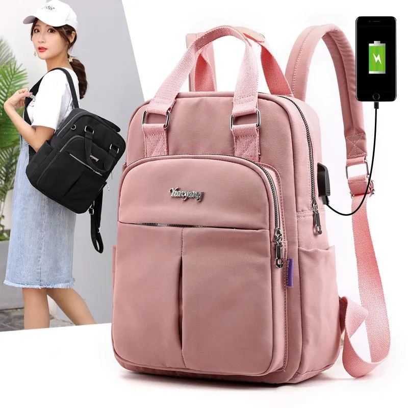 Trendy Shoulder Backpack Purse