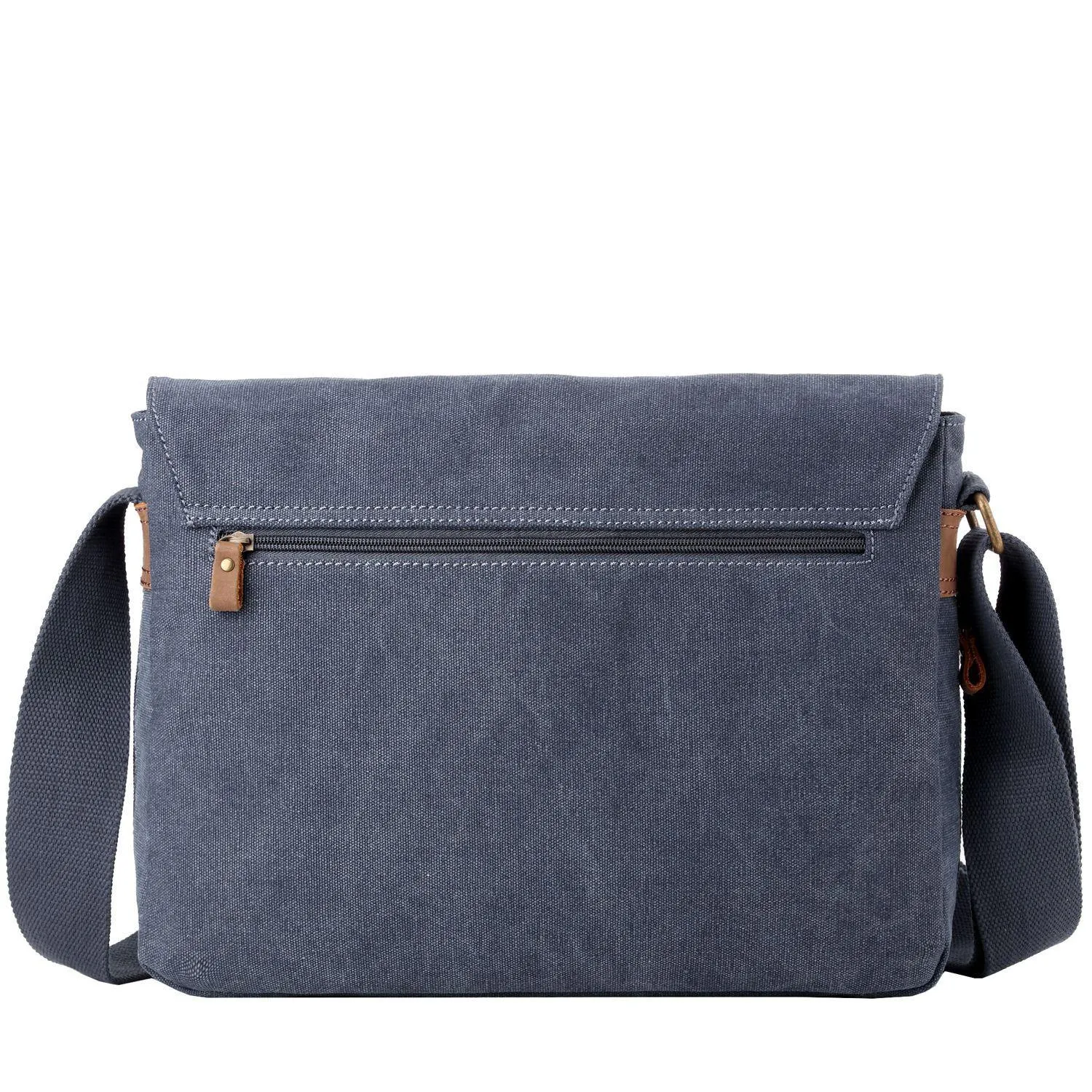 Troop London TRP0210 Classic Messenger Bag in Blue
