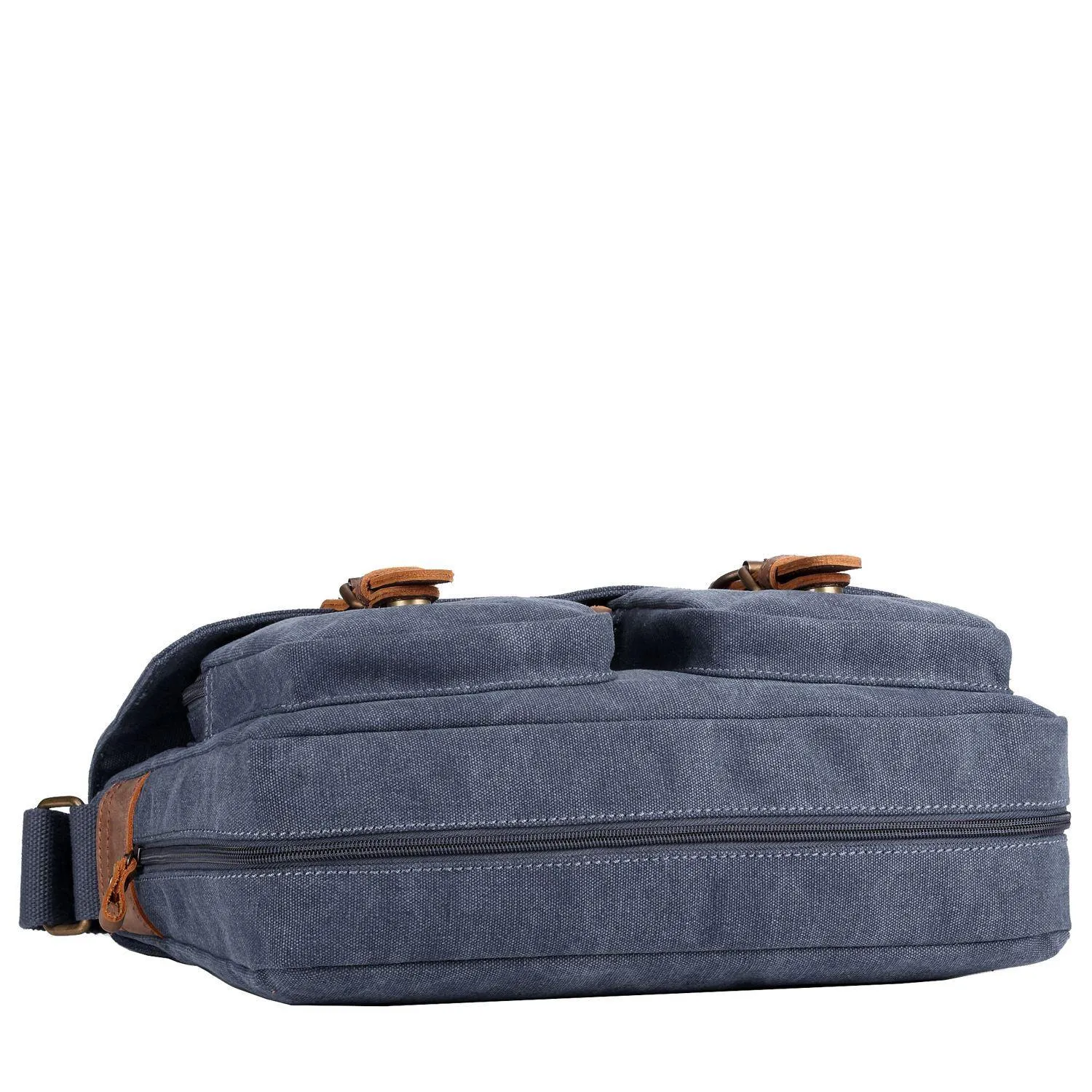 Troop London TRP0210 Classic Messenger Bag in Blue