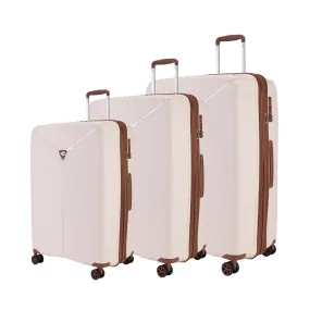 Turin Suitcases Set of 3   Beauty Case - Soft Pink