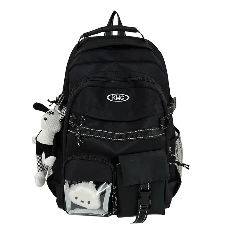 Uakiss New Multi-pocket Women Backpack High Quality Youth Waterproof Backpacks for Teenage Girl Men Female School Book Bag Bagpack
